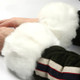 Imitation Rabbit Fur Wrist Sleeves Dual-use Anti-Flooding Sleeves, Size:One Size(White)