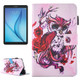For Galaxy Tab E 8.0 / T377 Lovely Cartoon Butterfly Owl Pattern Horizontal Flip Leather Case with Holder & Card Slots & Pen Slot