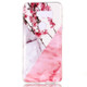 Marble Pattern Soft TPU Case For V35 ThinQ(Plum Blossom)