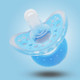 Baby Child Silicone Soft Round Head  Resistant to Tearing  Sleepy Pacifier(Sky Blue)