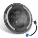 7 inch H4 / H13 DC 9V-30V 3000LM 3000K-6000K 25W Car Round Shape LED Headlight Lamps for Jeep Wrangler, with Angel Eye