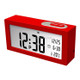 Automatic Night Light Electronic Clock Large Screen Adjustable Backlight Alarm Clock (Red)