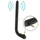 High Quality 6dBi 3.5mm Bending Style Mobile FM & TV Antenna(Black)