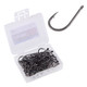 5# 100 PCS (Single Box) Carbon Steel Fish Barbed Hook Fishing Hooks without Hole