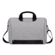 DJ08 Oxford Cloth Waterproof Wear-resistant Laptop Bag for 15.4 inch Laptops, with Concealed Handle & Luggage Tie Rod & Adjustable Shoulder Strap (Grey)