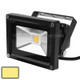 10W Waterproof LED Floodlight Lamp, Warm White Light, AC 85-265V, Luminous Flux: 800-900lm(Black)