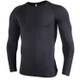 SIGETU Men Quick-drying Breathable Long-sleeved Sportswear (Color:Black Size:L)