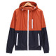 Trendy Unisex Sports Jackets Hooded Windbreaker Thin Sun-protective Sportswear Outwear, Size:XXXL(Orange)