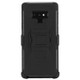 For Galaxy Note9 PC + Silicone Back Clip Sliding Sleeve Protective Case(Black)