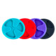 Anti-slip Silicone Red Wine & Tea & Coffee Cup Mat / Cup Lid, Random Color Delivery