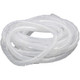 10m PE Spiral Pipes Wire Winding Organizer Tidy Tube, Nominal Diameter: 10mm(White)