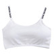 Casual Letter Print Bra Fitness Breathable Women Bra, Cup Size:One Size(White)