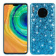 For Huawei Mate 30 Glittery Powder Shockproof TPU Case(Blue)