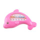 2 PCS Baby Water Thermometer Tub Toddler Shower Sensor Thermometer Plastic Temperature Measurement(Pink dolphin)