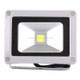 10W 900LM High Power LED Floodlight Lamp, IP65 Waterproof, AC 85-265V, EU Plug(White Light)