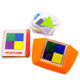 Colorful Plate Spatial Thinking Puzzle Game toy Kids Logical Thinking Color Match Desktop Game