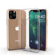 0.75mm Ultra-thin Shockproof TPU Protective Case for iPhone 11 Pro(Transparent)