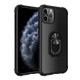 For iPhone 11 Shockproof  PC + TPU Protective Case with 360 Degree Rotating Ring Holder(Black)