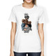 2 PCS Fashion Printing Casual Soft Short Sleeve T-shirt, Size:XXL(TK00A-02)