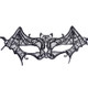 Halloween Masquerade Party Dance  Sexy Lady Lace Bat Mask(Black)