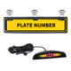 PZ300L Europe Car License Plate Frame Parking Sensors Reversing Radar with 3 Radar Detector