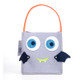 2 PCS Halloween Cloth Felt Square Cartoon Gift Storage Bag Shopping Basket(Grey)