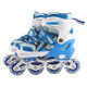 Children Flash Single-row Roller Skates Skating Shoes, Single Flash, Size : M(Blue)