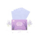 Plant Fiber Breathable Linen Makeup Remover Blotting Paper Face Cleaning Tool, Color:Lavender