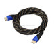 3m HDMI 1.4 Version 1080P Woven Net Line Blue Black Head HDMI Male to HDMI Male Audio Video Connector Adapter Cable