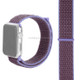 Simple Fashion Nylon Watch Strap for Apple Watch Series 5 & 4 40mm / 3 & 2 & 1 38mm, with Magic Stick(Light Purple)