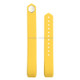 For Fitbit Alta Watch Oblique Texture Silicone Watchband, Large Size, Length: about 22cm(Yellow)