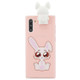 For Galaxy Note 10 Cartoon Shockproof TPU Protective Case with Holder(Rabbit)