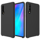 Solid Color Liquid Silicone Dropproof Protective Case for Huawei P30(Black)