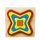 DIY Creative 3D Wooden Puzzle Geometry Shape Puzzle Children Educational Toys(Quadrilateral)