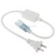 US Plug LED Strip AC Power Supply Adapter Cable, Length: 50cm(White)