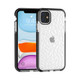 For iPhone 11 Shockproof Diamond Texture TPU Protective Case(Black)