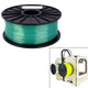 PLA 1.75 mm Transparent 3D Printer Filaments(Green)