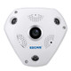 ESCAM Shark QP180 960P 360 Degrees Fisheye Lens 1.3MP WiFi IP Camera, Support Motion Detection / Night Vision, IR Distance: 10m