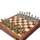 Zinc Alloy Simple European Chess Board Chess Set