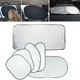 6 in 1 Summer Accessories Coated Silver Car Sun Shade Cloth Set