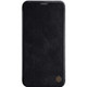 NILLKIN QIN Series Crazy Horse Texture Horizontal Flip Leather Case with Card Slot(Black)