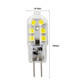10 PCS YWXLight AC 220-240V G4 3W 12LEDs 2835SMD LED Dimmable Double Needle Transparent Peanut Lamp(Cold White)