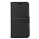 For Galaxy S6 Edge / G925 Litchi Texture Horizontal Flip Leather Case with Holder & Card Slots & Wallet(Black)