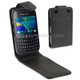 Vertical Flip Leather Case for BlackBerry Curve 9220 (Black)