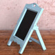 Multifunctional Wooden Desktop Memo Message Blackboard, Size:35×20×12cm(Blue)