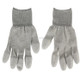 Anti Static ESD Safe Universal Size PU Fingertip Coating Gloves for Computer / Electronic / Phone Repair, Pair of 2(Grey)