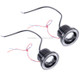 2 PCS 3.0 inch DC 12V 10W 900LM 6500K Car Angel Eyes Fog Lamp Foglight(Green Light + White Light)