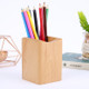 Multifunctional Wooden Chinese Style Student Pen Holder, Color:Beech