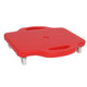 Blow Molding Red One Children Square Four-wheel Scooter Balance Training Equipment