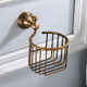 Kitchen Bathroom Dining Room Wall Mounted Brass Toilet Paper Holder